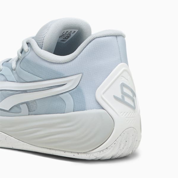 STEWIE x TEAM Stewie 2 Women's Basketball Shoes, Platinum Gray-PUMA White, extralarge