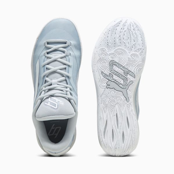 Tenis de básquetbol para mujer Stewie 2 Team, Platinum Gray-PUMA White, extralarge