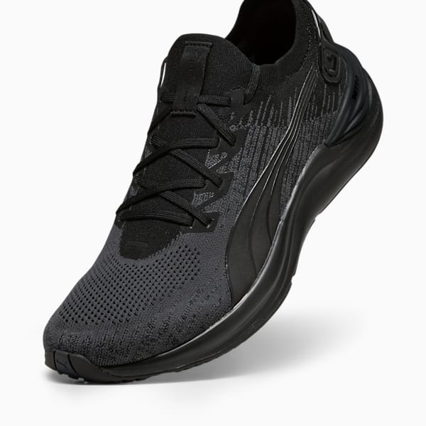 Electrify NITRO 3 Knit Running Shoes, PUMA Black-Strong Gray, extralarge-GBR