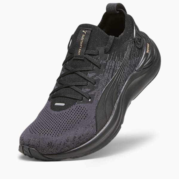 Electrify NITRO™ 3 Knit Women's Running Shoes, PUMA Black-Strong Gray, extralarge-AUS