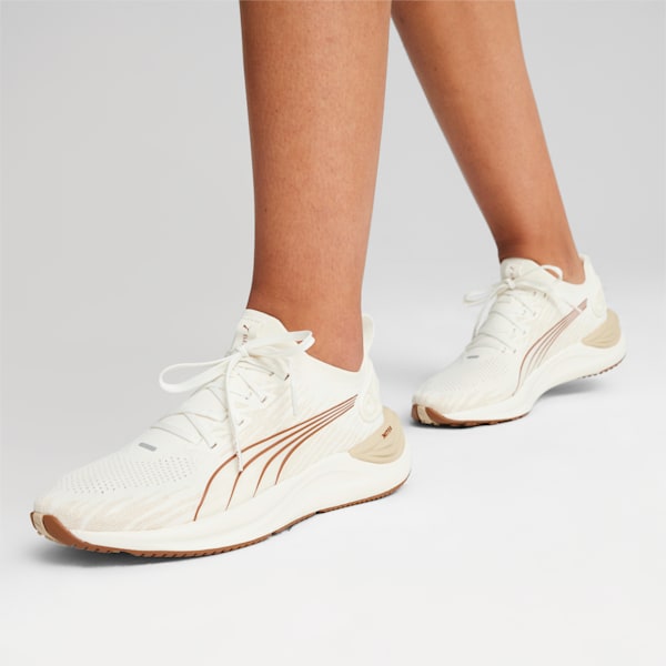 Electrify NITRO™ 3 Knit Women's Running Shoes, Warm White-Teak-Putty, extralarge-AUS