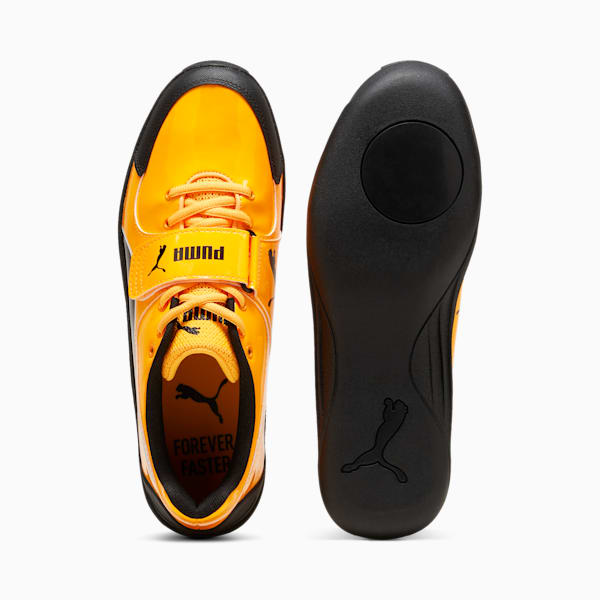 evoSPEED Throw 10.5 Men's Spikes, Sun Stream-PUMA Black-PUMA White, extralarge