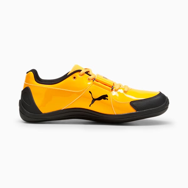 evoSPEED Throw 10.5 Men's Spikes, Sun Stream-PUMA Black-PUMA White, extralarge