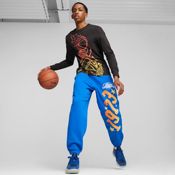 Tenis de basquetbol Clyde's Closet Court Rider, Clyde Royal-Harbor Mist-PUMA Black-Fire Orchid, extralarge