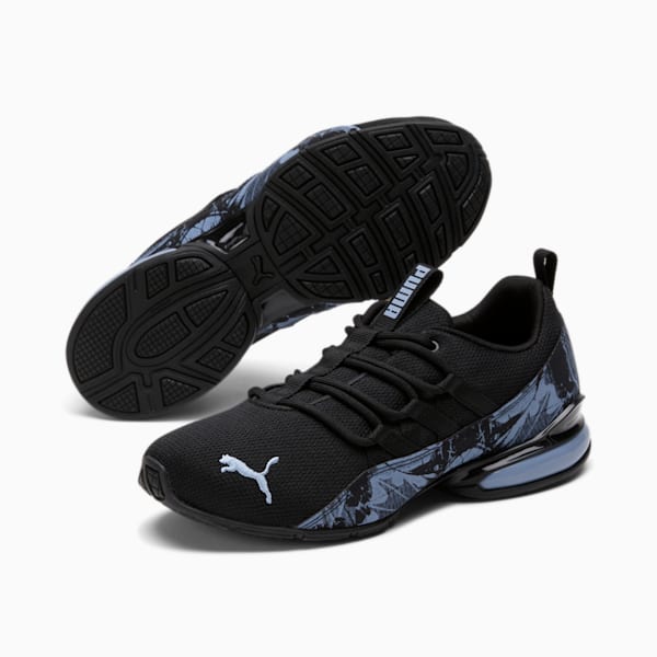 Riaze Prowl Ice Dye Women's Running Shoes, PUMA Black-Filtered Ash