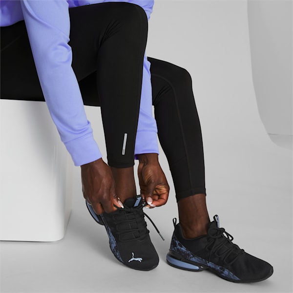 Riaze Prowl Ice Dye Women's Running Shoes, PUMA Black-Filtered Ash, extralarge