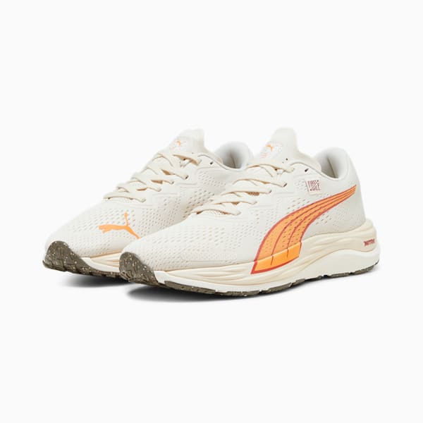 PUMA x FIRST MILE Velocity NITRO™ 2 Women's Running Shoes, Warm White-Bright Melon, extralarge-IND