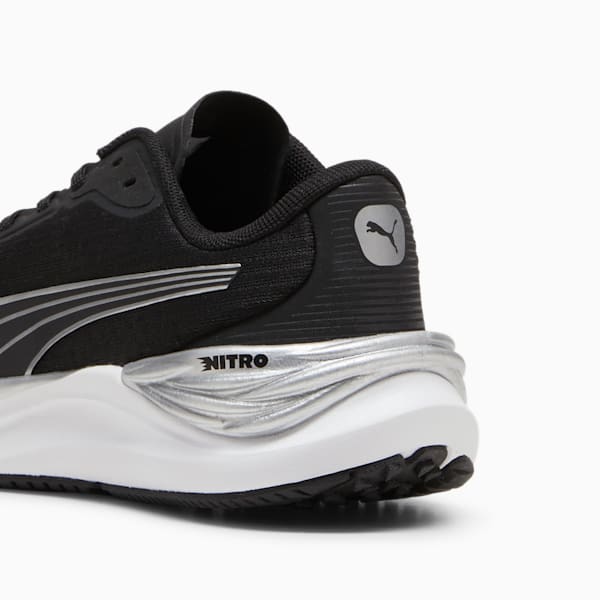 Tenis para correr infantiles Electrify NITRO 3, PUMA Black-PUMA Silver, extralarge