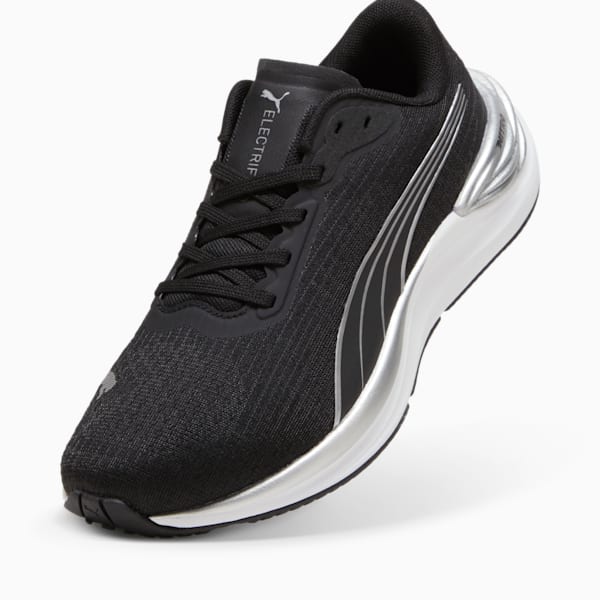 Chaussures de course à pied Electrify NITRO™ 3 Enfant et adolescent, PUMA Black-PUMA Silver, extralarge