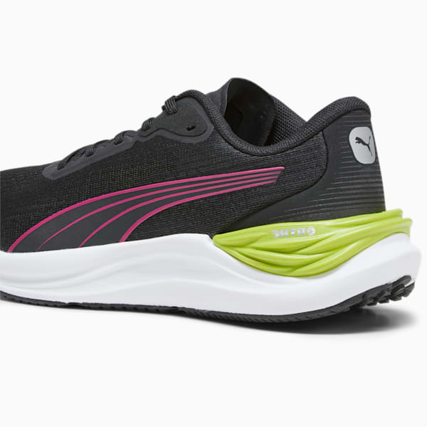 Electrify NITRO™ 3 Big Kids' Running Shoes, Puma Black-Cool Dark Gray-Pinktastic, extralarge