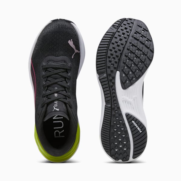 Tenis para correr infantiles Electrify NITRO 3, Puma Black-Cool Dark Gray-Pinktastic, extralarge