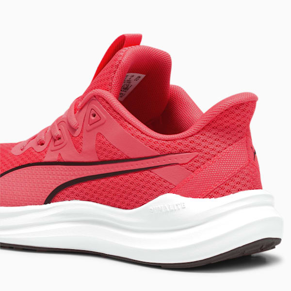 Reflect Lite Big Kids' Running Shoes, Fire Orchid-PUMA Black-PUMA White, extralarge