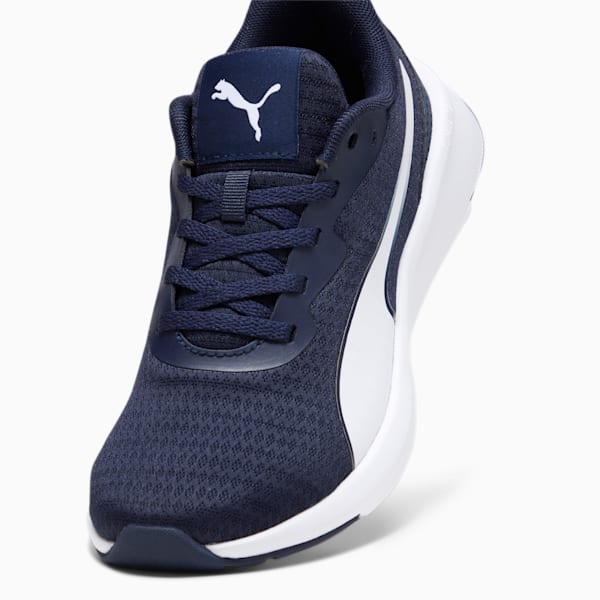 キッズ フライヤー ライト ランニングシューズ 22-25cm, PUMA Navy-PUMA White, extralarge-JPN
