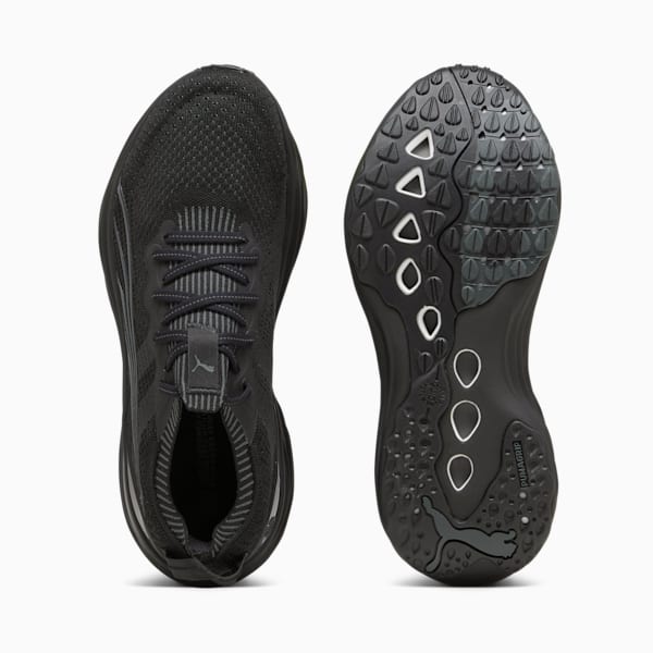 Souliers de course à pied tricotés ForeverRun NITRO Homme, PUMA Black-Shadow Gray, extralarge