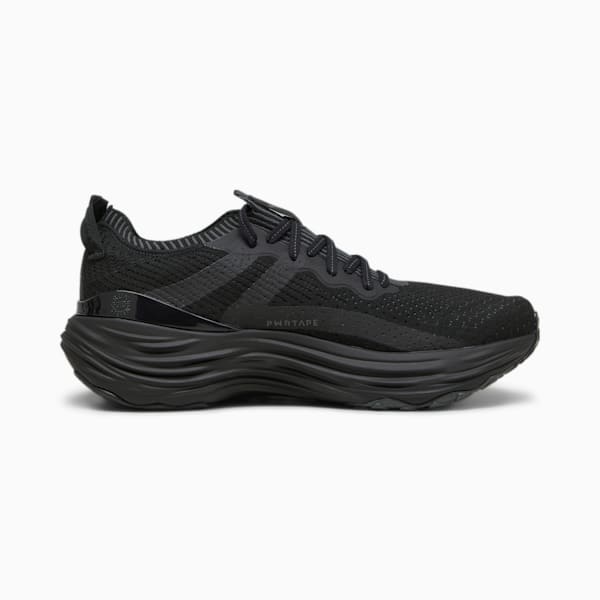 ForeverRun NITRO Knit Men's Running Shoes, PUMA Black-Shadow Gray, extralarge-GBR