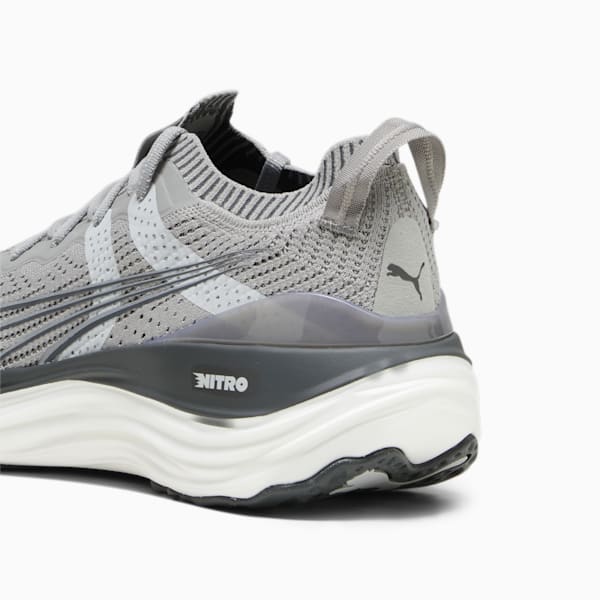 Zapatos para correr ForeverRun NITRO Knit para hombre, Concrete Gray-Flat Dark Gray, extralarge