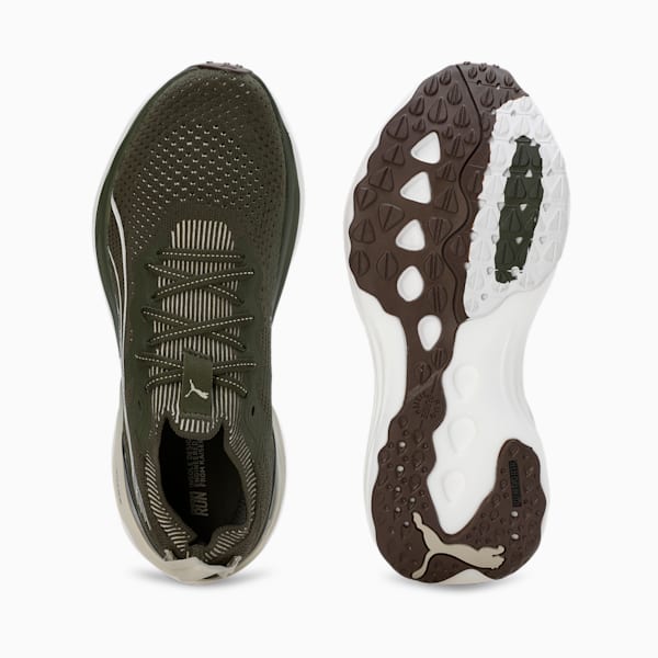 ForeverRun NITRO™ Knit Men's Running Shoes, Dark Olive-PUMA White, extralarge-IND