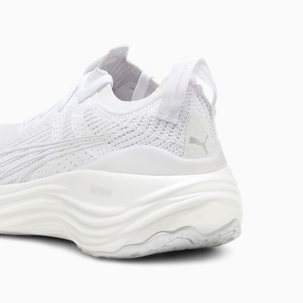 ウィメンズ フォーエバーラン ニトロ ニット ランニングシューズ, PUMA White-Feather Gray, extralarge-JPN