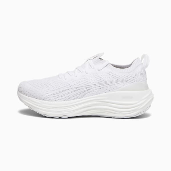 ForeverRun NITRO™ Knit Women's Running Shoes, PUMA White-Feather Gray, extralarge-AUS