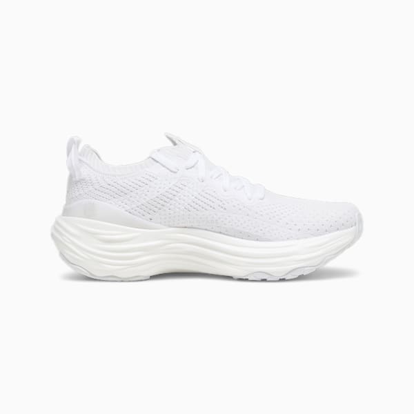 ForeverRun NITRO™ Knit Women's Running Shoes, PUMA White-Feather Gray, extralarge-AUS