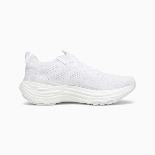 ウィメンズ フォーエバーラン ニトロ ニット ランニングシューズ, PUMA White-Feather Gray, extralarge-JPN