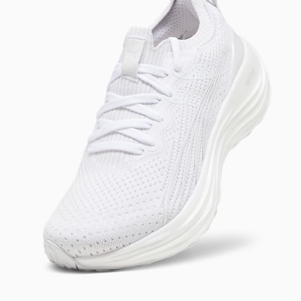 ウィメンズ フォーエバーラン ニトロ ニット ランニングシューズ, PUMA White-Feather Gray, extralarge-JPN