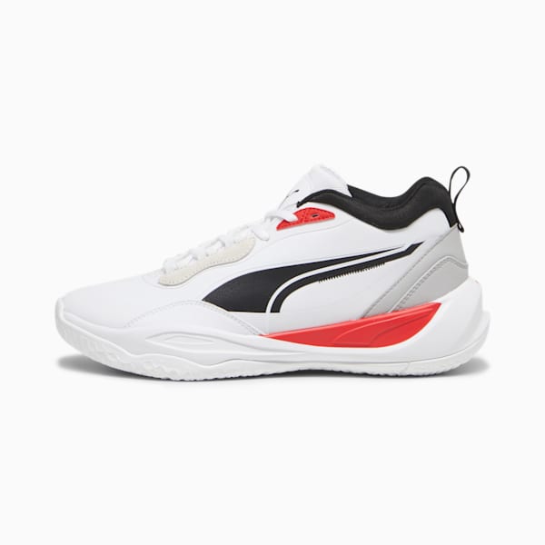 Puma hoops white discount