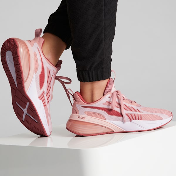 Zapatos para correr X-Cell Action para mujer, Future Pink-Frosty Pink-Astro Red, extralarge
