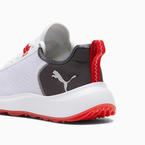 Fusion Crush Sport Golf Shoes Men, PUMA White-Dark Coal, extralarge