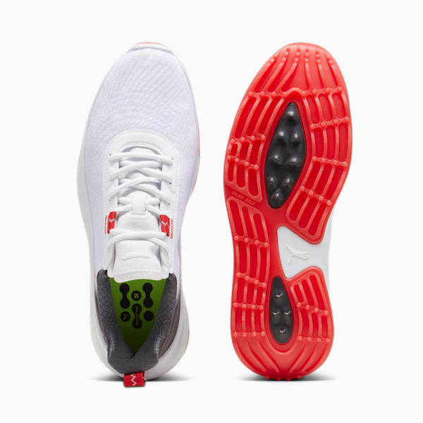 Fusion Crush Sport Golf Shoes Men, PUMA White-Dark Coal, extralarge