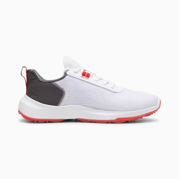 Fusion Crush Sport Golf Shoes Men, PUMA White-Dark Coal, extralarge