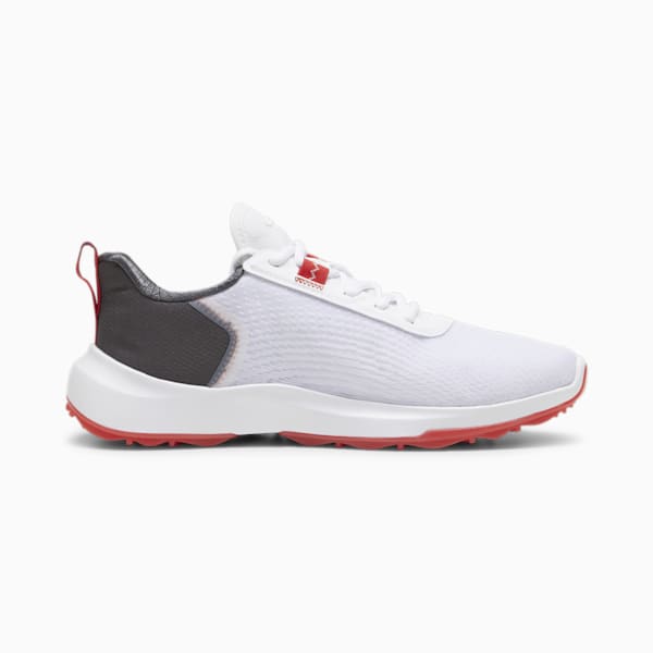 Fusion Crush Sport Men's Golf Shoes, PUMA White-Dark Coal, extralarge-GBR