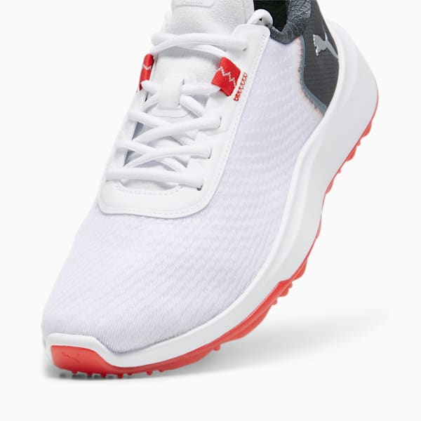 Fusion Crush Sport Golf Shoes Men, PUMA White-Dark Coal, extralarge
