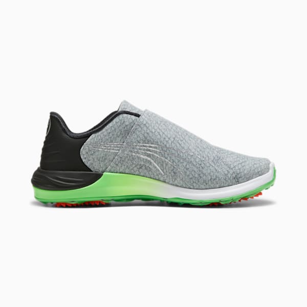 メンズ ゴルフ ファントムキャット ニトロ ディスク スパイクレスシューズ, PUMA White-PUMA Black-Fluro Green Pes, extralarge-JPN