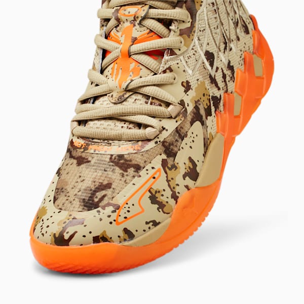 MB.01 Digital Camo Basketball Shoes, Pale Khaki-Ultra Orange, extralarge-GBR