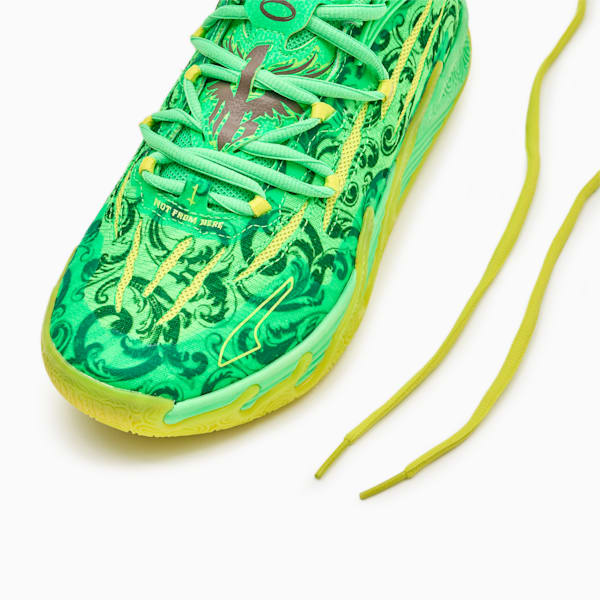 PUMA x LAFRANCE MB.03 Unisex Basketball Shoes, Fluro Green Pes-PUMA Green-Fluro Yellow Pes, extralarge-AUS