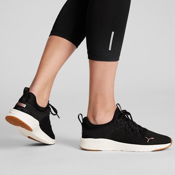 Tenis para mujer Fuse 2, PUMA Black-Warm White-Rose Gold-Gum, extralarge