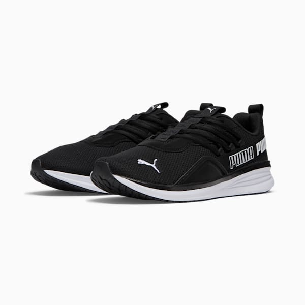Chaussures de sport Axelion Refresh, homme, PUMA Black-PUMA White, extralarge