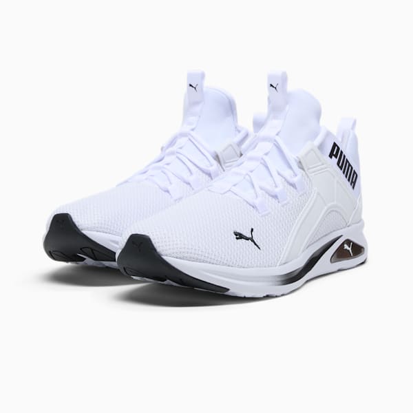 Tenis Enzo 2 Revamp para hombre, PUMA White-PUMA Black, extralarge