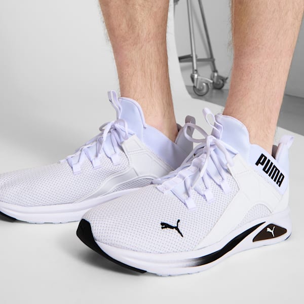 Tenis Enzo 2 Revamp para hombre, PUMA White-PUMA Black, extralarge