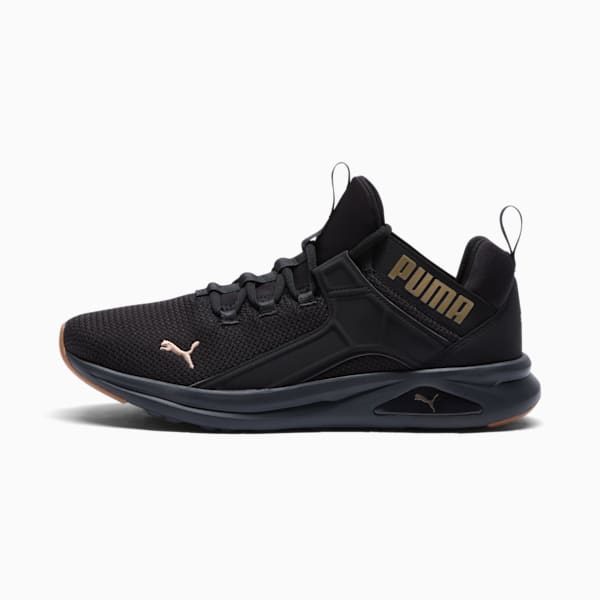 Tenis Enzo 2 Revamp para hombre, PUMA Black-PUMA Gold, extralarge