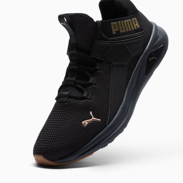 Tenis Enzo 2 Revamp para hombre, PUMA Black-PUMA Gold, extralarge