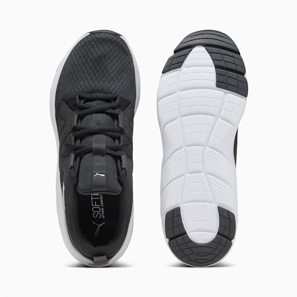 メンズ ソフトライド フレックス バイタル ワイド ランニングシューズ, PUMA Black-PUMA White, extralarge-JPN