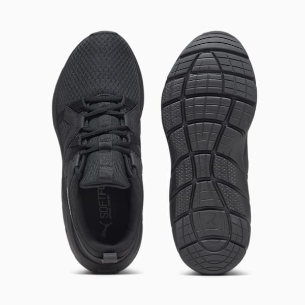 ユニセックス ソフトライド フレックス バイタル ワイド ランニングシューズ, PUMA Black-Cast Iron, extralarge-JPN