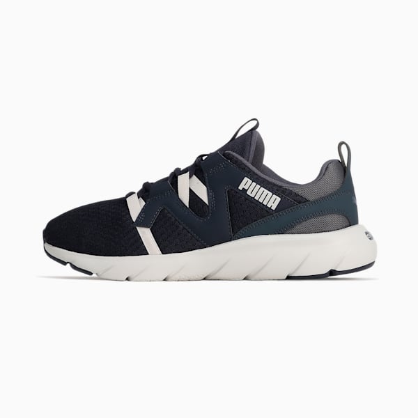ユニセックス ソフトライド フレックス バイタル ワイド ランニングシューズ, New Navy-Strong Gray, extralarge-JPN