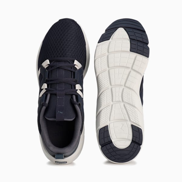 ユニセックス ソフトライド フレックス バイタル ワイド ランニングシューズ, New Navy-Strong Gray, extralarge-JPN