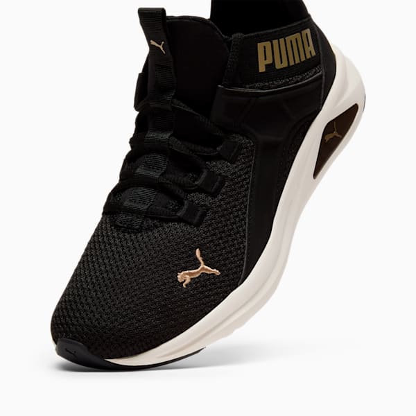 Enzo 2 Revamp Women's Running Shoes, PUMA Black-PUMA Gold, extralarge
