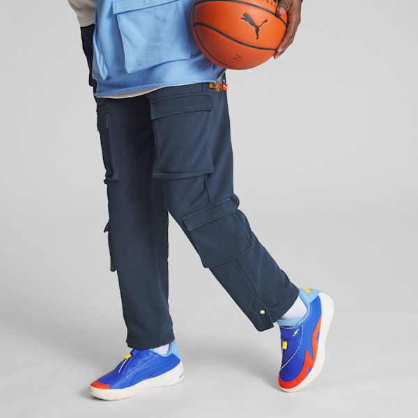 Tenis de básquetbol All-Pro NITRO Childhood Dreams para hombre, Dark Night-Royal Sapphire, extralarge