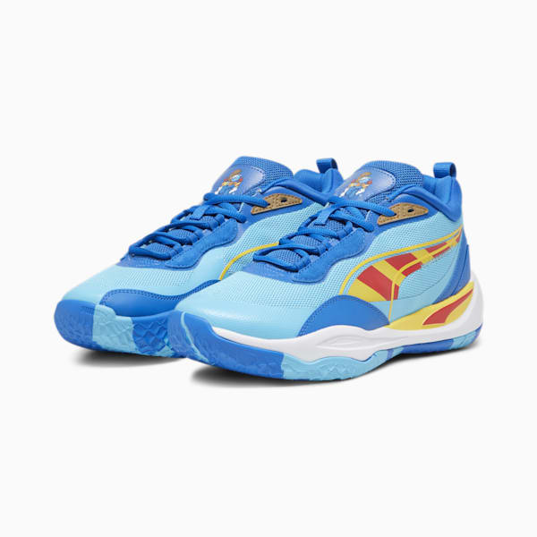 PUMA x THE SMURFS Playmaker Pro Unisex Basketball Shoes, PUMA Team Royal-For All Time Red, extralarge-IDN