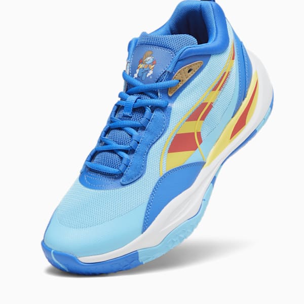 PUMA x THE SMURFS Playmaker Pro Unisex Basketball Shoes, PUMA Team Royal-For All Time Red, extralarge-IDN